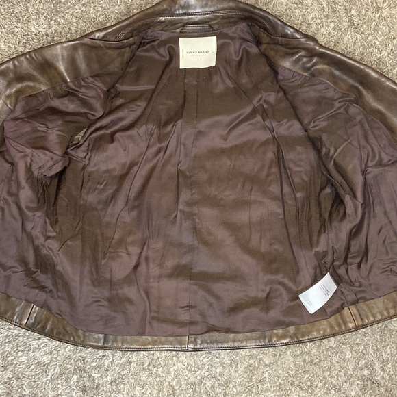 Lucky Brand Leather Jacket - Picture 2 of 7